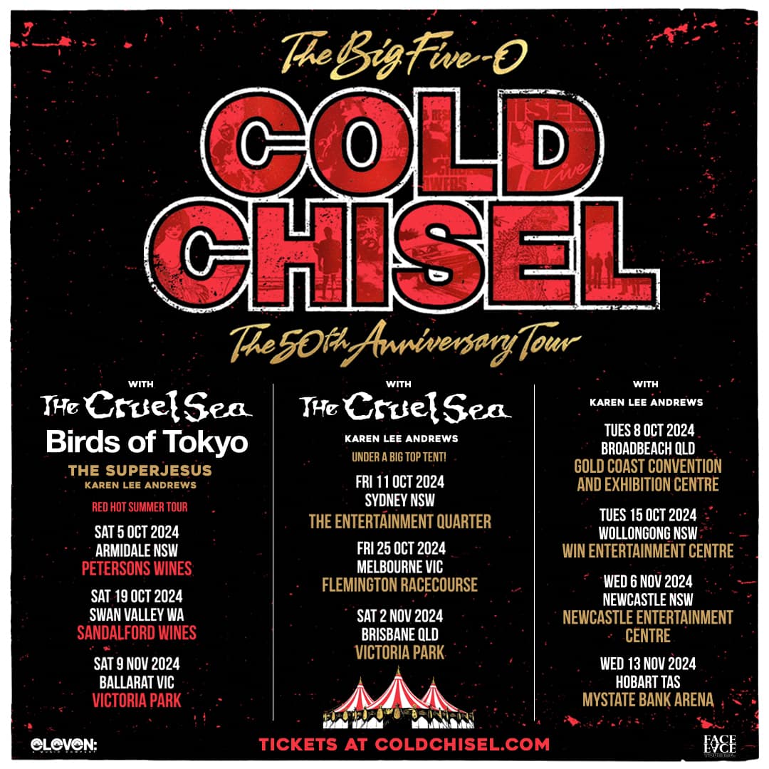 Aussie Icons COLD CHISEL Announce 50th Anniversary Australian Tour ...