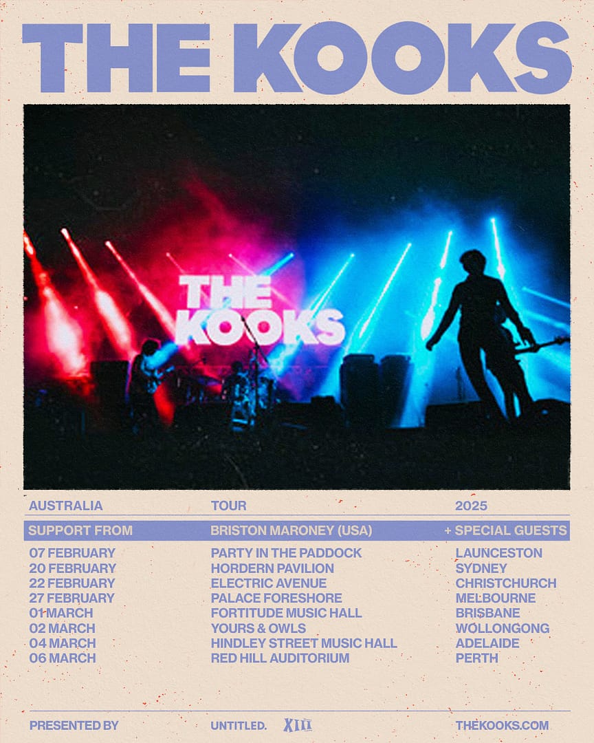 THE KOOKS Announce 2025 Australian Tour Good Call Live