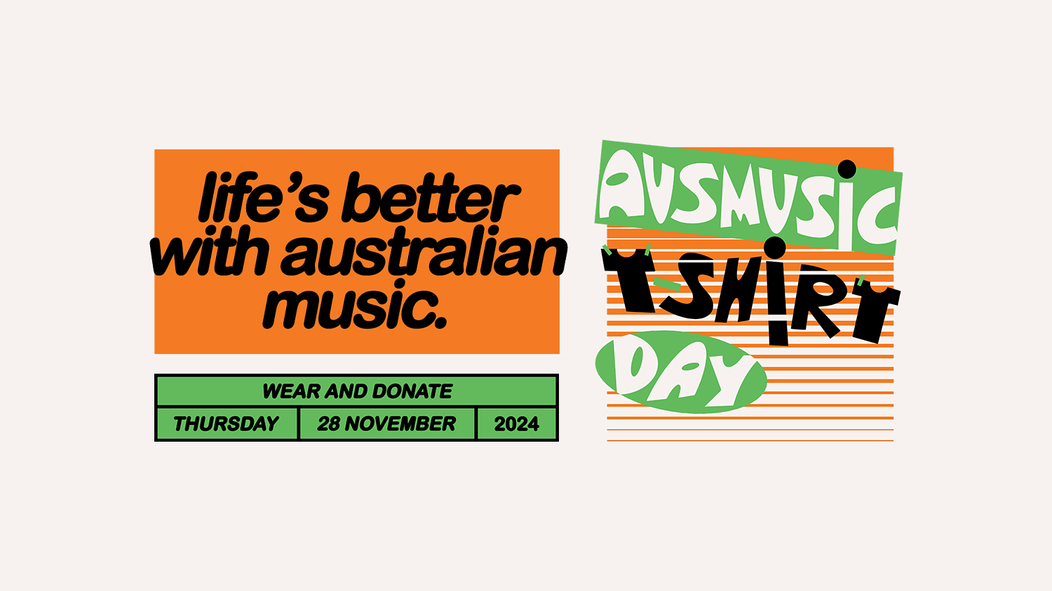 Life’s Better With Australian Music This AUSMUSIC T-SHIRT DAY